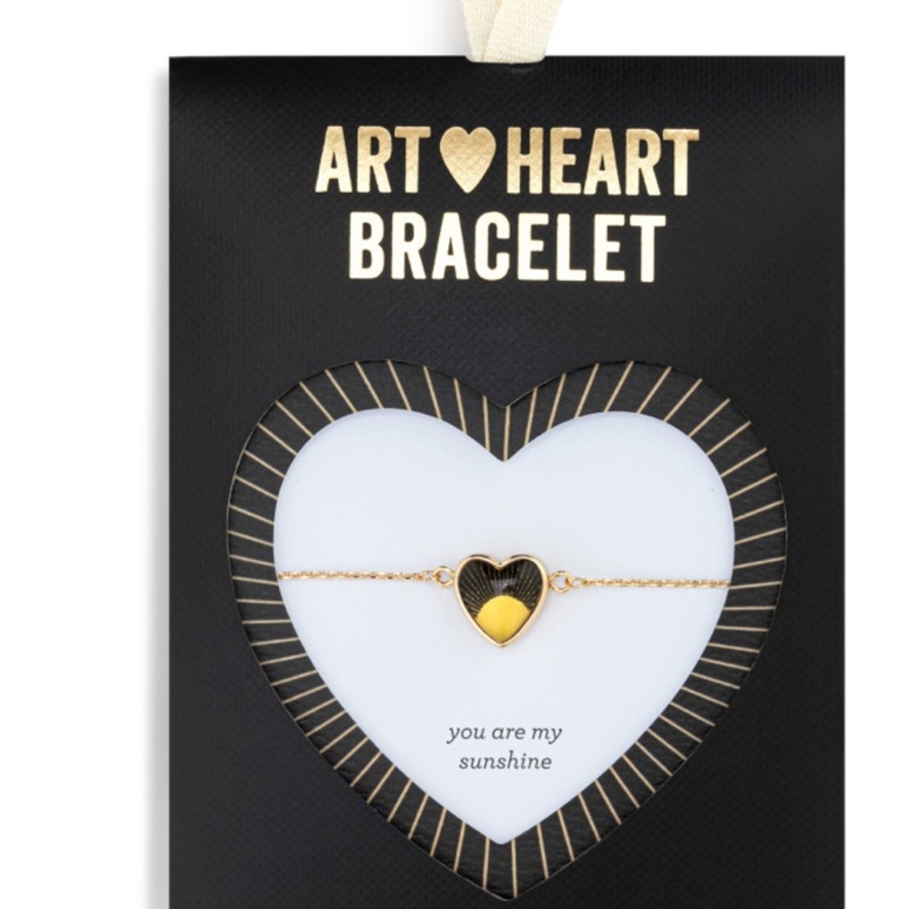BRAND NEW - Art Heart Bracelet - My Sunshine - new piece to the Demdaco family